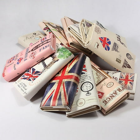 Guard Flag Bags - New Cute Cartoon Leather Long Clutch Card Case Purse Wallet Handbag Flag Bag Print