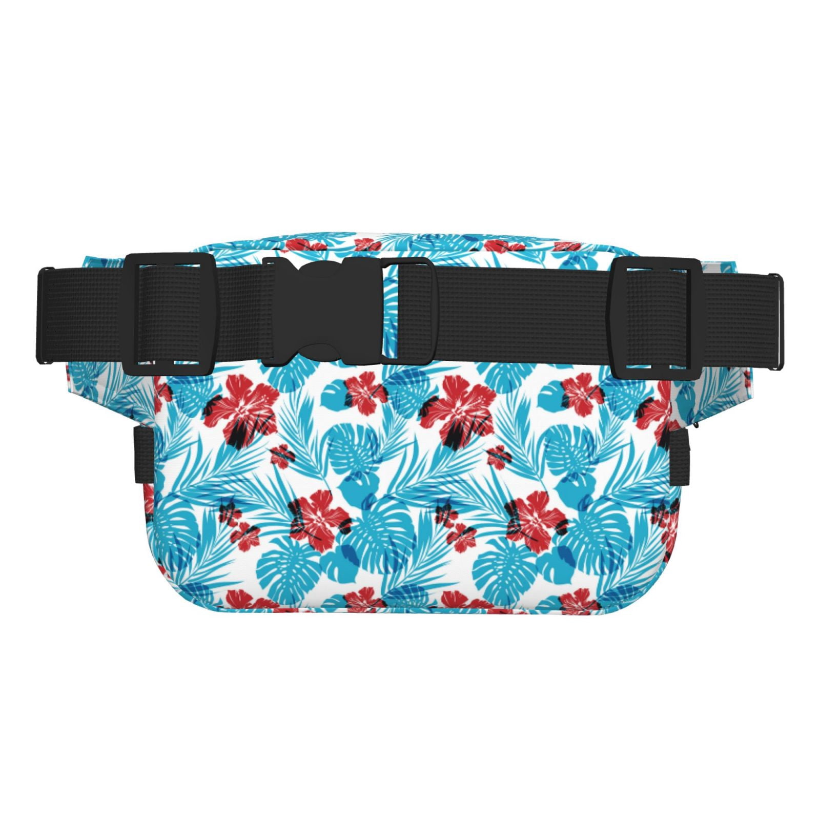 Hirioo Hawaiian Style for Double Layer Waist Bag Adjustable Fanny Pack For Travel Running Hiking
