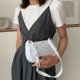 thumbnail image 4 of Bolso Casual Simple Nylon Diario Mujer Totes Bolsas de Hombro Blanco 3pcs, 4 of 9
