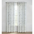 thumbnail image 3 of Habitat Floral Grommet Light Filtering, Semi-Sheer Curtain Panel, 52.00" x 63.00", 3 of 7