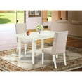 thumbnail image 2 of East West Furniture Dining Table- Parson Chairs, NOFL3-LWH-01, 2 of 3