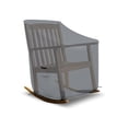 thumbnail image 4 of Rocking Chair Cover 12 Oz Waterproof - 100% Weather Resistant PVC Coated Patio Furniture Cover with Air Pockets & Drawstring for Snug Fit (45" (H) X 36" (W) X 44" (D) X 15" (FH), Grey), 4 of 6