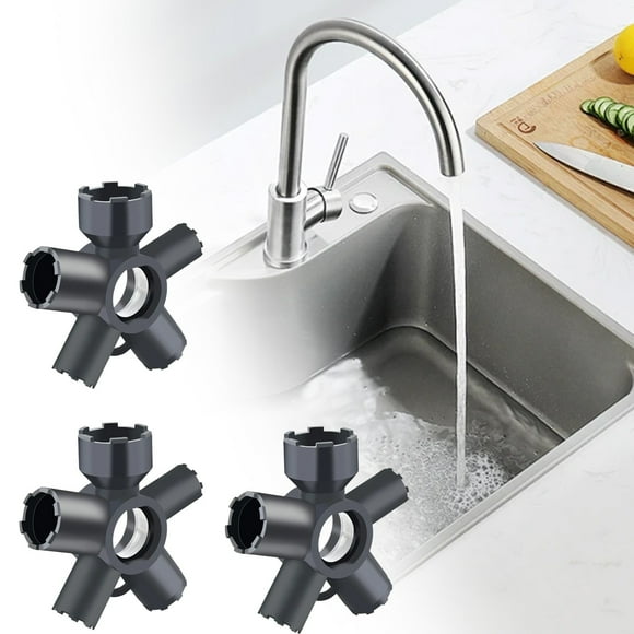 10 in 1 Faucet Aerator Removal Tool Universal Faucet Aerator Key for Hidden Threaded Aerators with Housing