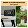 thumbnail image 4 of WiFi Smart Weather Station Temperature Humidity Meter Atmospheric Pressure Time Auto Calibration ,Weather Forecast, 4 of 6