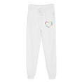thumbnail image 3 of successthop Womens Breast cancer Sweatpant Fleece Pants with Pockets Printed Elastic Sportpants Drawstring Trousers White, 3 of 4