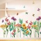 thumbnail image 4 of 2 piezas Calcomanías decorativas de pared PENGJTMXG Plantas verdes Mariposas autoadhesivas, 4 of 4