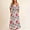Red, variant on Dresses for Women Summer Off-Shoulder Ruffled Maxi Dress Casual Print Short Sleeve Flowy Boho Dresses with Pockets