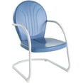 thumbnail image 4 of Pemberley Row Metal Sky Blue Chair UV Resistant 22" x 28.5" x 34.25" Unassembled, 4 of 6