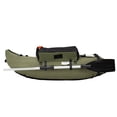 thumbnail image 6 of FOGGBET Portable Inflatable Boat, Oxford Fishing Boat Raft, Sport Outdoor Backrest Adjustable, Load Capacity 130kg/286.6lbs, w/ Hand Air Pump Green, 6 of 19