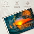 thumbnail image 6 of Elephant Stock Golden Sunset Wave Wall Art - Horizontal Canvas Wall Art - Living Room Wall Decor - Beach Canvas - Gray And Brown Decor - 12" x 8", 6 of 8
