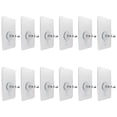thumbnail image 3 of serony 12x Transparent Color Punch-Free Screw Stickers For Easy Installation Strong Hold Wall Picture Hook 6mm, 3 of 6