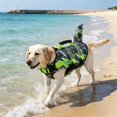 thumbnail image 4 of Dog Life Jacket High Flotation, Reflective Dogs Life Vest for Swimming Boating, Adjustable Small Medium Large Dog lifejacket, Lightweight Dogs Life Jacket Handle Spring Summer Pool, 4 of 7