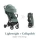 thumbnail image 3 of Inglesina Quid Stroller - Elephant Gray - Ultra Compact Lightweight Travel Stroller, Babies and Toddlers, Airplane Overhead, Foldable, Reclining Seat, Collapsible Canopy, 3 Months - 50 lbs, BPA Free, 3 of 5