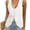 white, variant on Women Button Front Sleeveless Layering Vest with Pockets