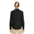 thumbnail image 6 of Time and Tru Women's Long Sleeve Button Down Shirt, 6 of 8