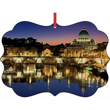 Vatican City Rome Italy Double Sided Elegant Aluminum Glossy