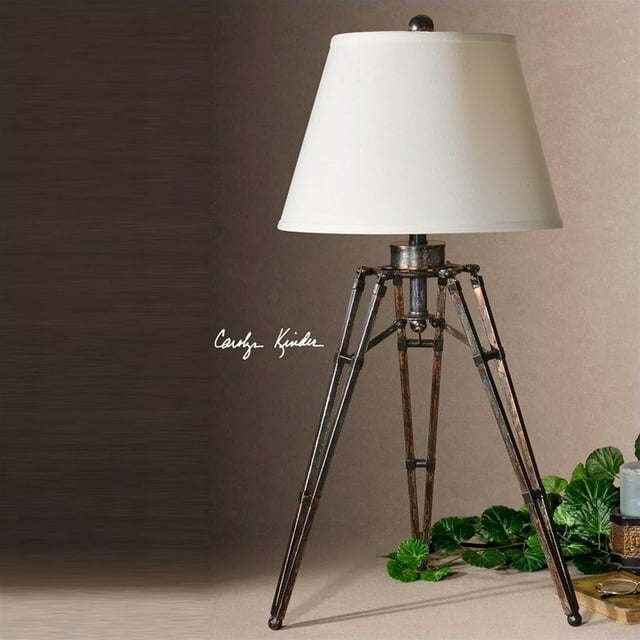 Uttermost Lampe Trépied Tustin en Bronze Oxydé