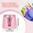 thumbnail image 6 of Eagle Electric Pencil Sharpener, Battery Powered, Large Shaving Holders, Carbon Steel Blades, Portable, Reusable and Replaceable Blade, Suitable for Home and Office use, Pink, 6 of 8