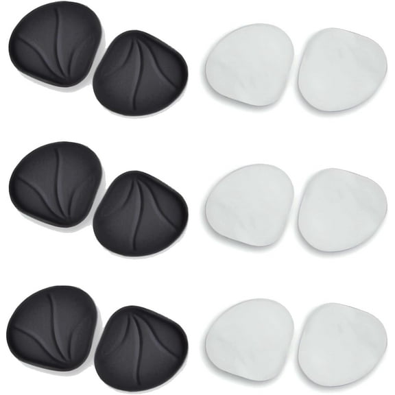 Glasses Ear Grips - Cute Shell Shape Eyeglasses Rings Silicone Holder Anti-Slip Hooks Safety Eyewear Retainer for Sunglasses Myopia or Presbyopia Glasses 6 Pairs