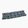 thumbnail image 4 of Pillow Perfect  Outdoor Carmody Navy Blown Bench Cushion 18 X 56 X 5, 4 of 5