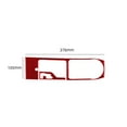 thumbnail image 3 of Real Bright Soft Car Interior Carbon Fiber Sticker DecorationRed Carbon Fiber Interior Automatic Gear Shift Cover For Toyota TacomaAuto Car Protection Interior Accessories, 3 of 8