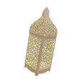 thumbnail image 2 of Farol decorativo de estilo retro, farol de mesa con luces de hadas, paisaje de pared. M blanco, 2 of 9