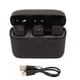thumbnail image 1 of Micrófono Lavalier inalámbrico con reducción de ruido, micrófono de solapa HiFi Plug and Play con estuche de carga para transmisión en vivo de IOS, color negro, 1 of 14