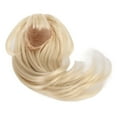 thumbnail image 1 of Doll , Lifelike High Temperature Silk Easy Styling 1/6 Milk Gold Exquisite Doll Replacement  With Bangs For DIY, 1 of 8