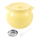 thumbnail image 2 of Recipiente de cerámica con colador, organizador, condimento, bote de cocina, aceite para freír 800 ml Amarillo, 2 of 9