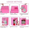thumbnail image 4 of (A 13.5*13.5*19CM) Child Safety Bank with ATM Fingerprint Password, 4 of 5
