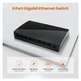 thumbnail image 3 of Gigabit Swicth Ethernet Network Switch 8 Ports 1000Mbps Smart Soho Desktop Switch For Small Office Home ,Security, 3 of 6