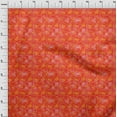 thumbnail image 3 of oneOone Cotton Silk Dark Peach Fabric Batik Craft Projects Decor Fabric Printed By The Yard 42 Inch Wide - 64, 3 of 4