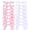 Pink, White, variant on Hair Bows Clips Coquette Ribbon Bowknot with Long Tail Princess Hair Bows French Barrettes Hair Accessories for Women Girls 16PCS (Pink, White)