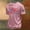 Pink, variant on USA 250 Years of Freedom Commemorative T-Shirt with Liberty Statue and Stars and Stripes Graphic and Short Sleeves Featuring Soft Cotton Feel Army Green L