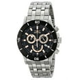 thumbnail image 6 of Black Dial Stainless Steel Chronograph Mens Watch 0389, 6 of 6