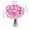 Pink, variant on Artificial Peony Bouquet with Raffia Wrap, 27 Heads Faux Silk Flowers for Home Vase, Realistic Farmhouse Decor for Living Room Table and Wedding Centerpiece