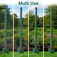thumbnail image 4 of Luku Metal Fence Post Pack, 4/4.8/5/7FT Steel U-Posts for Wire Fence, 10 Pack, No-Dig Design for Yard & Garden, 4 of 8
