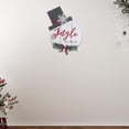 thumbnail image 3 of Christmas Mdf Snowman Head Shape Wall Hanger, 3 of 3