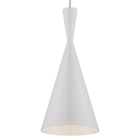 Eurofase Lighting 20437 Bronx 1 Light 8" Wide Mini Pendant - White