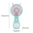 thumbnail image 3 of XWSHYW Admirador Mini Ventilador En Mano Portátil Pequeño Ventilador En Mano Portátil En Batería Recargable Usb Tamaño Pequeño y Gran Flauta Adecuado para Mujeres Niños Viajes Interior, 3 of 6