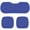 Blue, variant on LSLJS 3Pcs Car Seat Cover Full Set Car Front Seat Covers and Rear Benches Cover Originals Winter Plush and Warm for Automotive SUV Truck and Van Full Size Winter Set