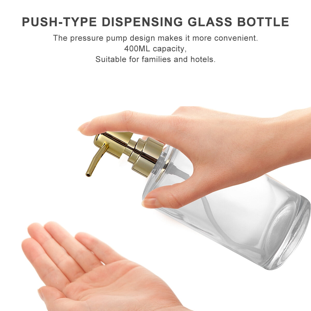 FESTFENDS leakproof travel bottles Travel Bottles Glass Lotion Storage Adults Travel 2Pcs