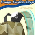 thumbnail image 5 of 17 Inch Lightweight Backpack,PVC Waterproof Oxford Fabric, Ergonomically Designed, with Large Capacity, Camouflage Print, 5 of 5