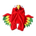 thumbnail image 2 of PET Parrot Costume, a Red Polyester Parrot-Style Costume Sized for the Selected PET Variation, for Dogs, Cats, PET Parties, Photos, and Playful Seasonal Dress-up, Red, Size L, Practical Home Use, 2 of 7