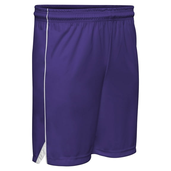 Champro Prime Basketball Short Purple w/ White Trim