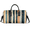 Bronze, variant on Herdesigns Striped Gym Bag for Women Men, Travel Duffle Bag Lightweight Waterproof Carry on Weekender Overnight Tote for Dance Cheer Sport, Striped Design