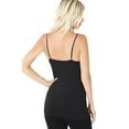 thumbnail image 6 of Womens Seamless Nylon Solid Cami Long Tank Top, 6 of 7