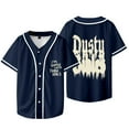 thumbnail image 2 of Josiah Queen Dusty Bibles Baseball Jacket Tee Women Men Fashion V-neck Short Sleeve T-Shirts, 2 of 6