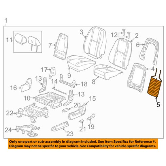 GM OEM Front Seat-Lumbar Support 20824567