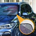 thumbnail image 4 of Foldable Car Windshield Sunshade UV Sun Visor Protector Blocks UV Rays Keeps Vehicle Cool 57x31.5 Inch Gothic Vampire Queen, 4 of 8